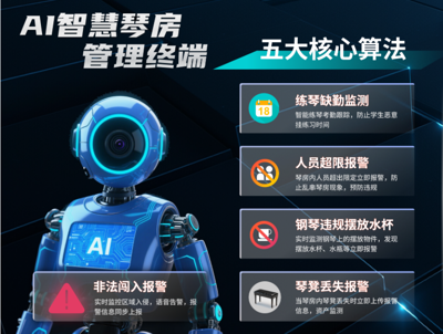 彬宏AI 智慧琴房管理终端 —— 引领琴房管理智慧化变革